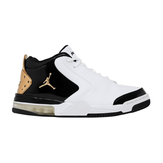 Air Jordan Big Fund Premium White Metallic Gold