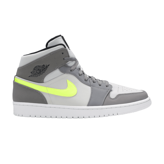 Air Jordan 1 Mid Gunsmoke Volt