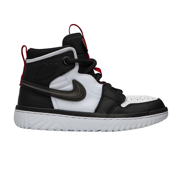 Air Jordan 1 High React Black White Gym Red