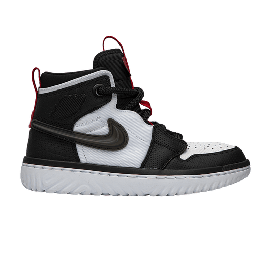 Air Jordan 1 High React Black White Gym Red