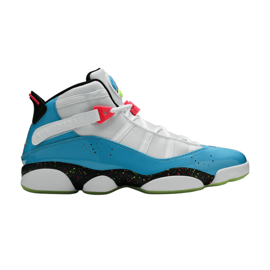 Air Jordan 6 Rings White Light Blue Fury Cyber