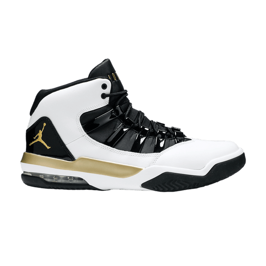 Air Jordan Max Aura White Metallic Gold Black