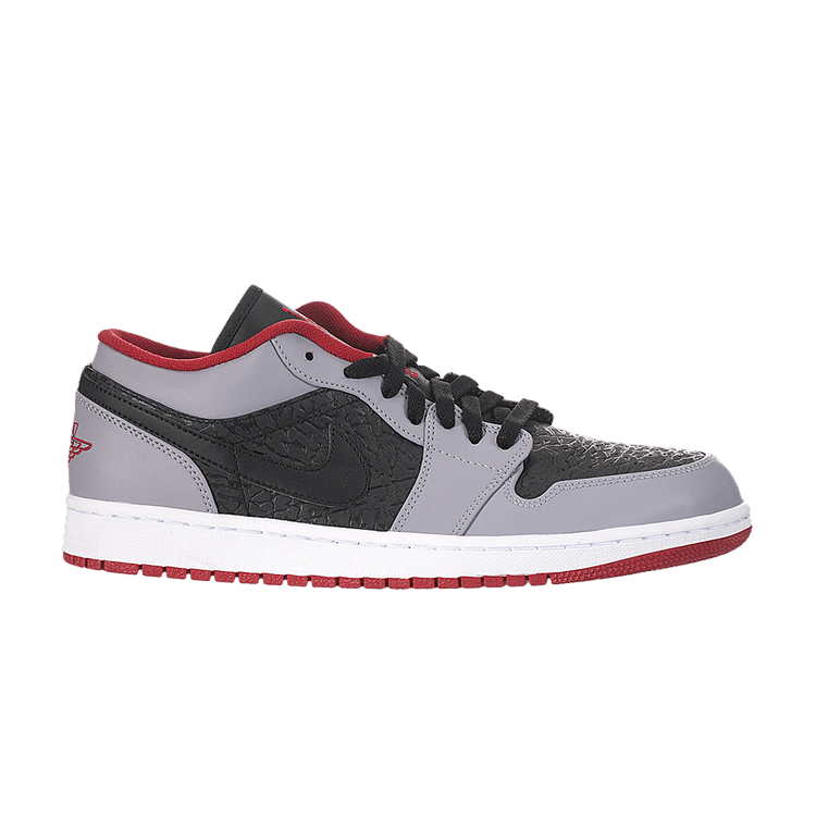 Air Jordan 1 Low Black Gym Red Cement