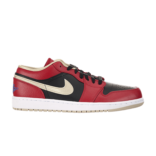 Air Jordan 1 Low Red Black Gold