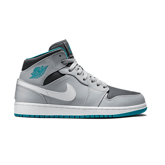 Air Jordan 1 Mid Wolf Grey Tropical Teal