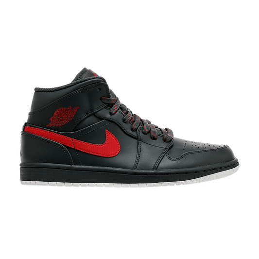 Air Jordan 1 Retro Mid Anthracite Gym Red