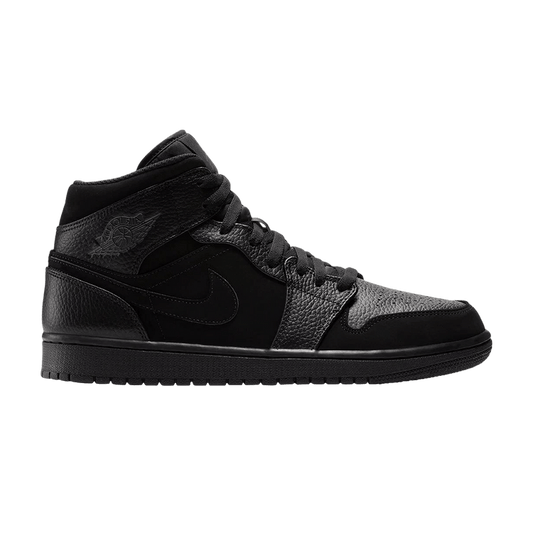 Air Jordan 1 Mid Black Dark Smoke Grey