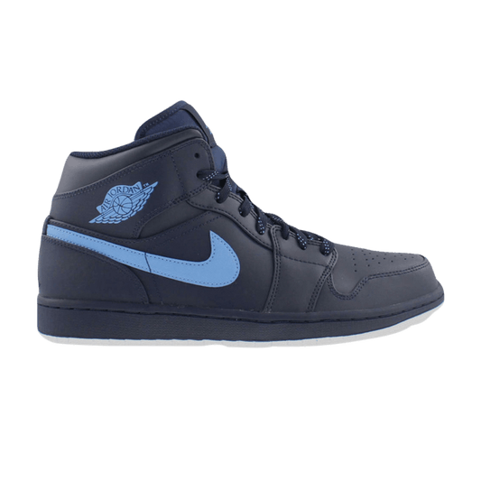 Air Jordan 1 Retro Mid Obsidian University Blue