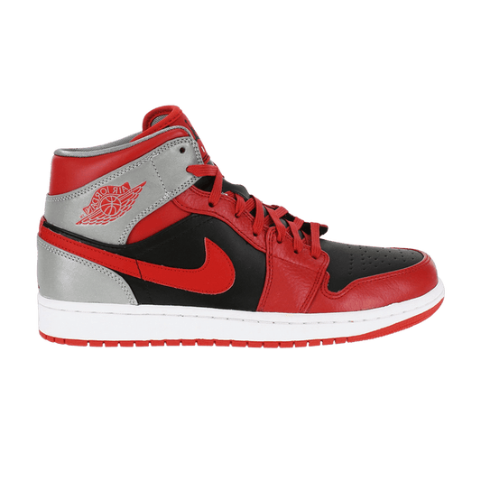 Air Jordan 1 Mid Fire Red Cement