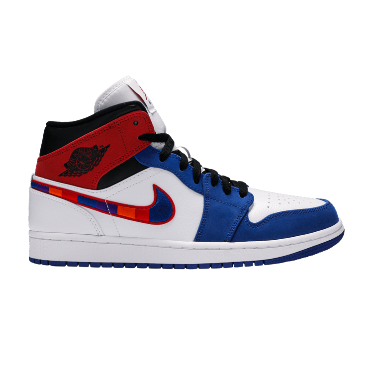 Air Jordan 1 Mid Multi-Color Swoosh