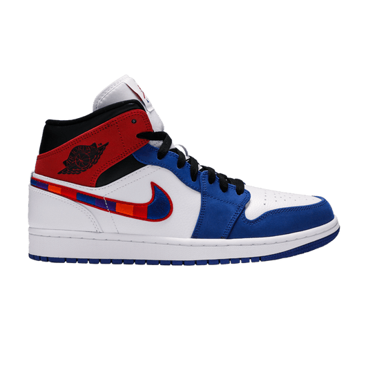 Air Jordan 1 Mid Multi-Color Swoosh