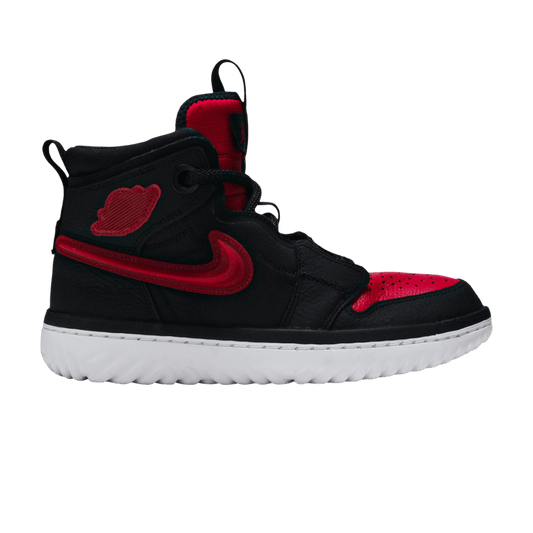 Air Jordan 1 High React Black Noble Red