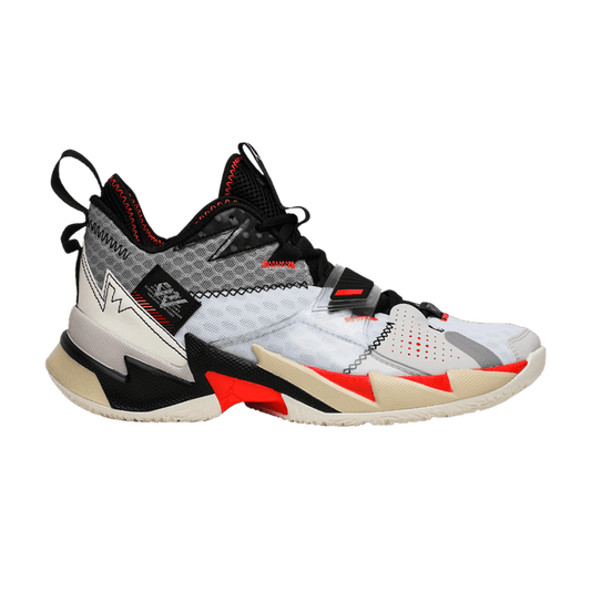 Air Jordan Why Not Zer0.3 White Bright Crimson Black