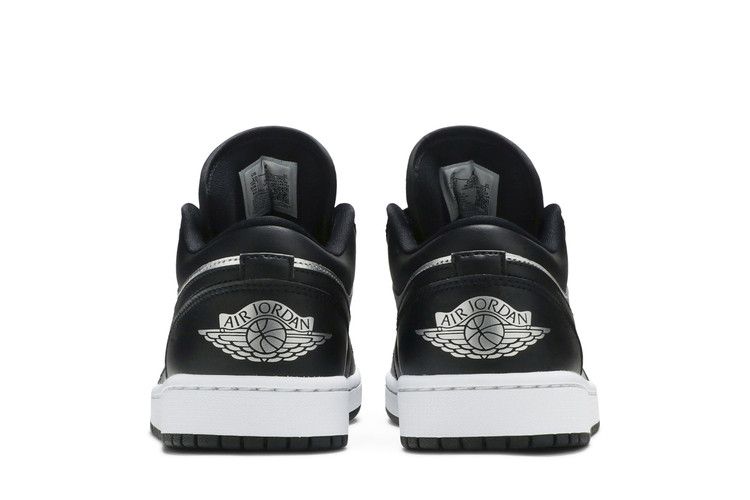 Air Jordan 1 Low SE Black Metallic Silver (Women's)