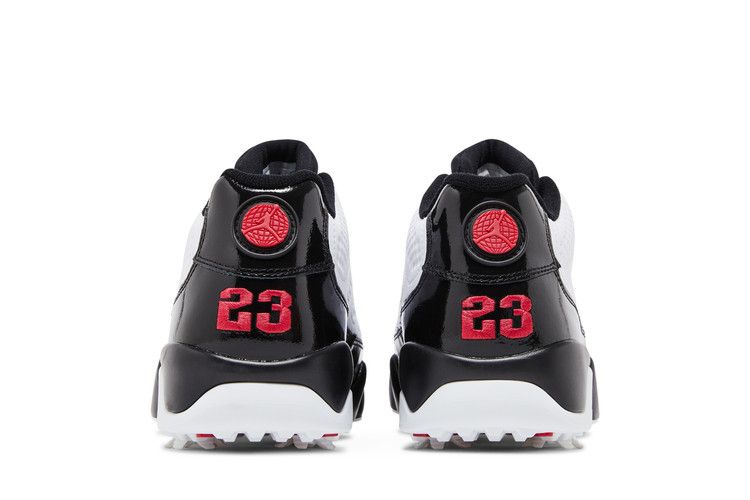 Air Jordan 9 Retro Low Golf White Black True Red
