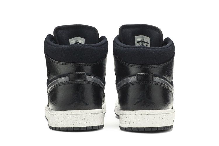 Air Jordan 1 Mid Premium Winterized Black Grey