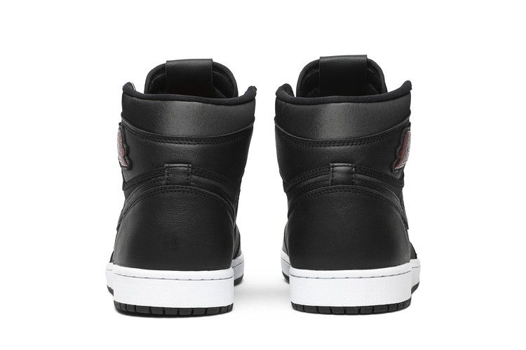 Air Jordan 1 Retro High Black Satin Gym Red