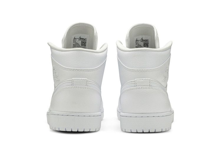 Air Jordan 1 Mid Triple White (2019)