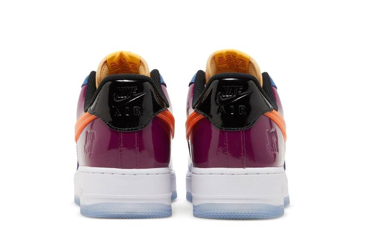 Nike Air Force 1 Low SP Undefeated Multi-Patent Total Orange Sneakers