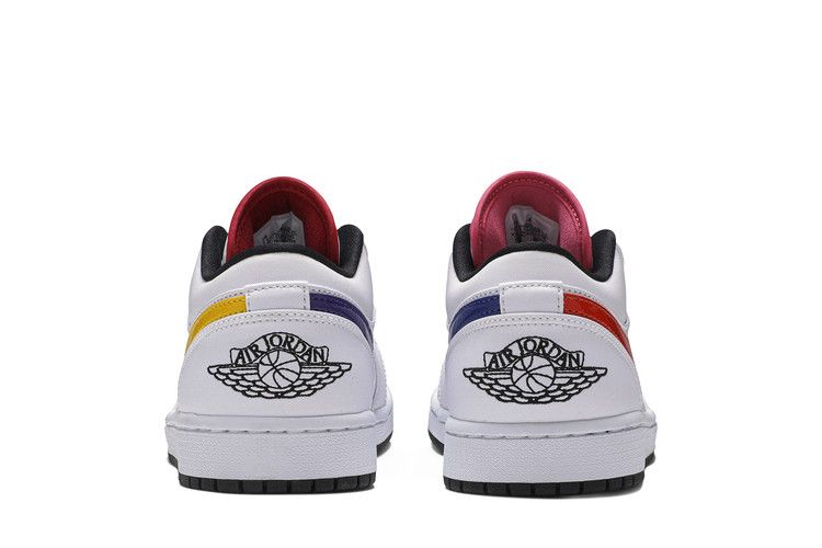 Air Jordan 1 Low White Multi-Color