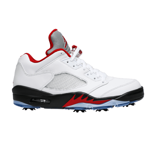 Air Jordan 5 Retro Low Golf Fire Red (Silver Tongue)