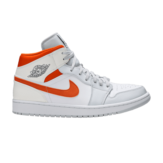 Air Jordan 1 Mid Starfish Pure Platinum
