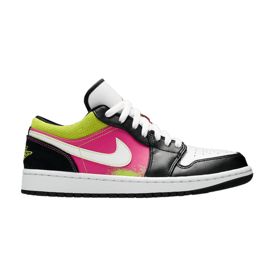 Air Jordan 1 Low Black Active Fuchsia Cyber