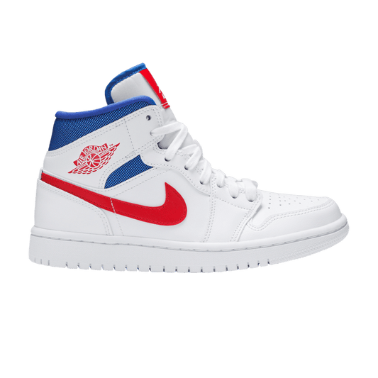 Air Jordan 1 Mid White Red Royal (Women's)