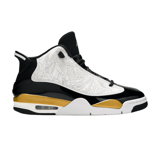 Air Jordan Dub Zero Black Metallic Gold White