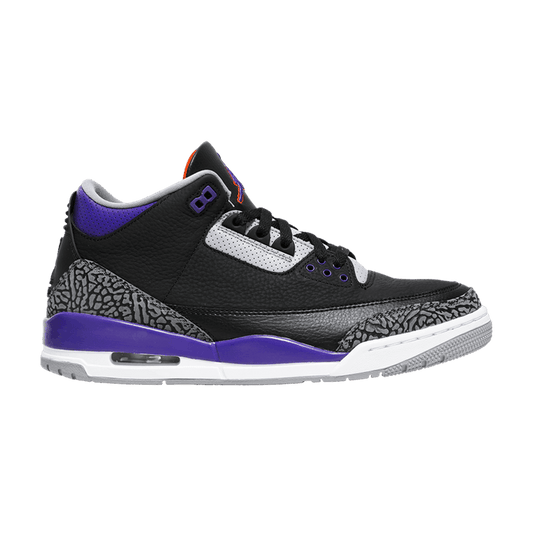 Air Jordan 3 Retro Black Court Purple