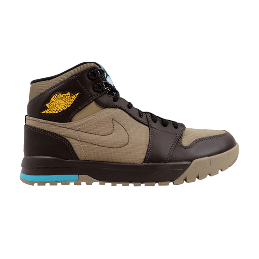 Air Jordan 1 Trek Khaki Varsity Maize Baroque Brown