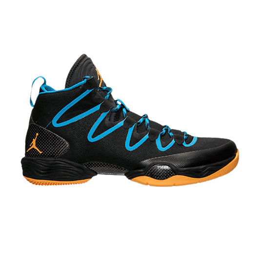 Air Jordan XX8 SE Black Atomic Mango Dark Powder Blue