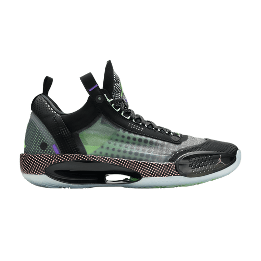 Air Jordan XXXIV Low Black Vapor Green Bleached Coral