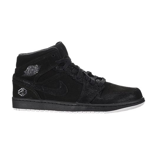 Air Jordan 1 Mid Suit and Sneakers