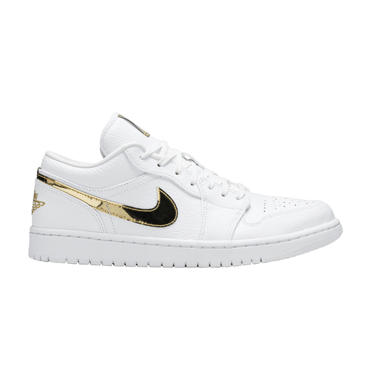 Air Jordan 1 Low White Metallic Gold (Women's)