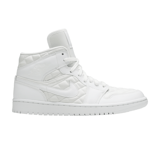 Air Jordan 1 Mid Quilted White (Women's)