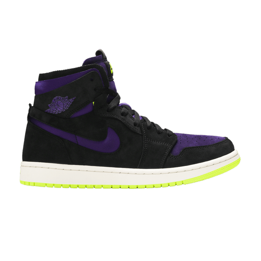 Air Jordan 1 High Zoom Air CMFT Black Court Purple Lemon Venom (Women's)