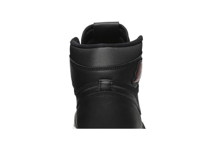 Air Jordan 1 Retro High Black Satin Gym Red