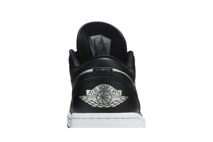 Air Jordan 1 Low SE Black Metallic Silver (Women's)