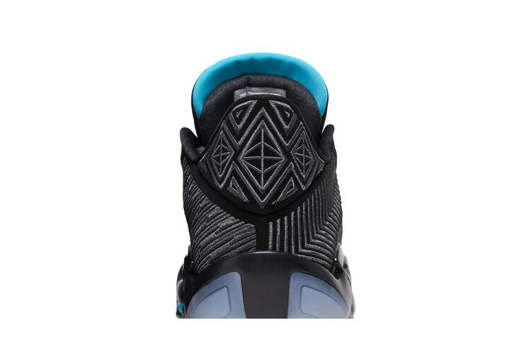 Air Jordan 38 Low Black Gamma Blue (Translucent Sole)