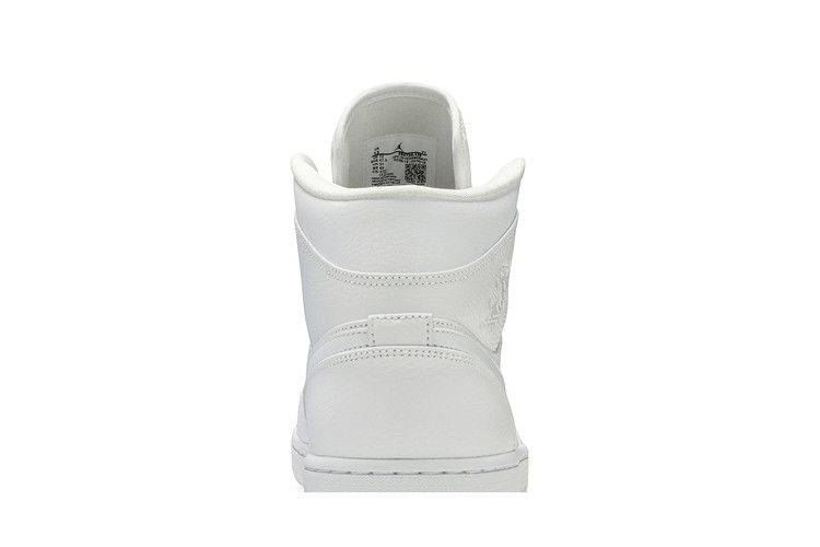 Air Jordan 1 Mid Triple White (2019)