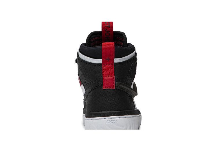 Air Jordan 1 High React Black White Gym Red