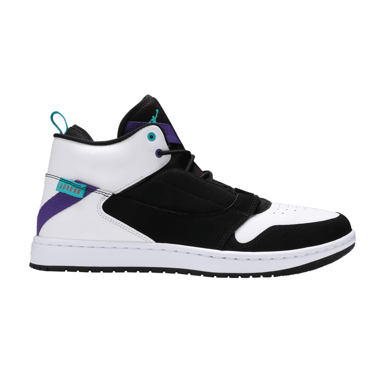 Air Jordan Fadeaway Black White Grape