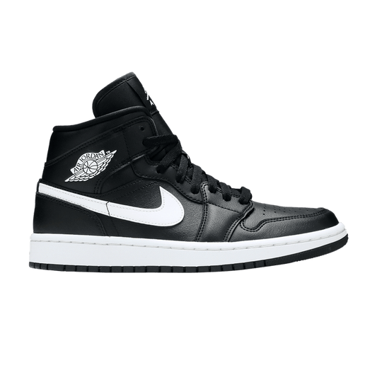 Air Jordan 1 Mid Black White (Women's)