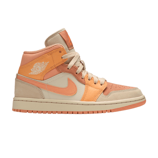 Air Jordan 1 Mid Apricot Orange (Women's)