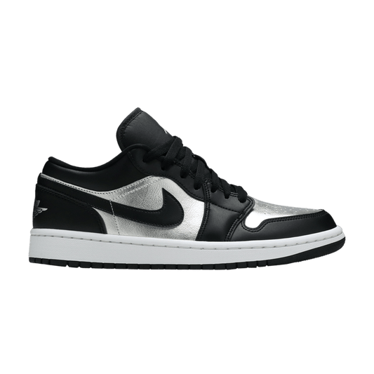 Air Jordan 1 Low SE Black Metallic Silver (Women's)