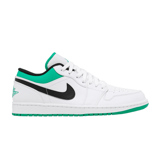 Air Jordan 1 Low White Lucky Green Black