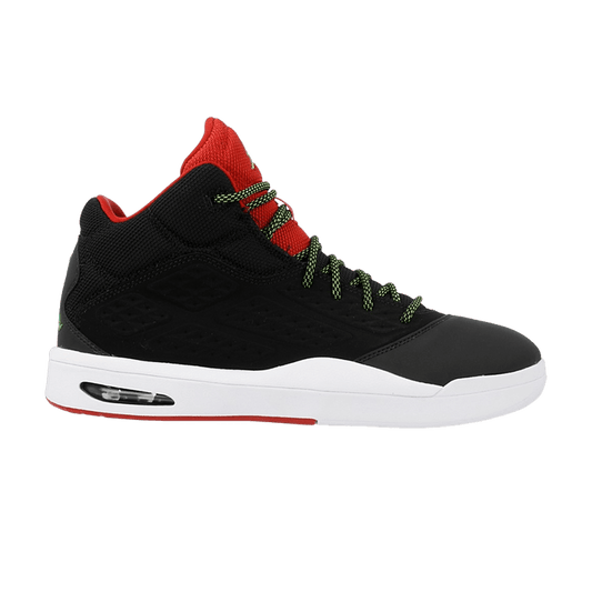 Air Jordan New School Black/Green Pulse-Gym Red-White