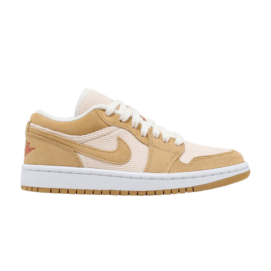 Air Jordan 1 Low SE Twine Orange Quartz Corduroy (Women's)