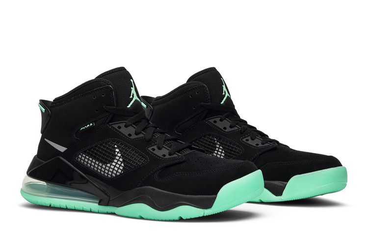 Air Jordan Mars 270 Black Green Glow